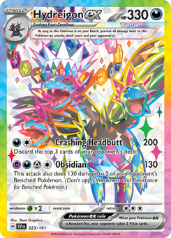 Hydreigon ex - 223/191 — SV08: Surging Sparks