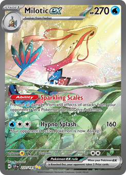 Milotic ex - 237/191 card art