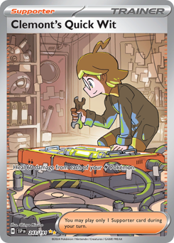 Clemont's Quick Wit - 243/191 card art