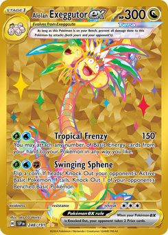 Alolan Exeggutor ex - 248/191 card art