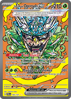 Teal Mask Ogerpon ex - 145/131 card art
