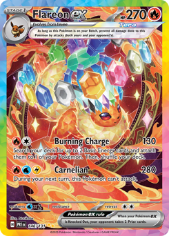 Flareon ex - 146/131 card art