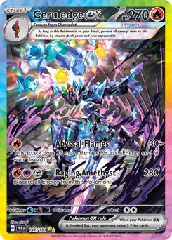 Ceruledge ex — SV: Prismatic Evolutions
