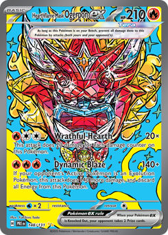 Hearthflame Mask Ogerpon ex - 148/131 card art