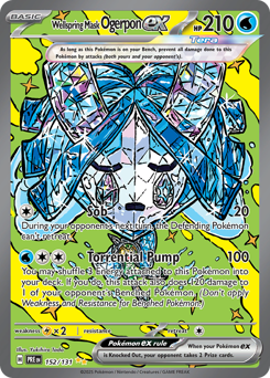 Wellspring Mask Ogerpon ex - 152/131 card art