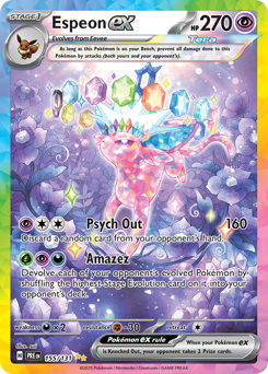Espeon ex - 155/131 — SV: Prismatic Evolutions