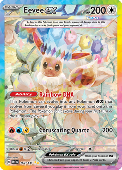 Eevee ex - 167/131 card art