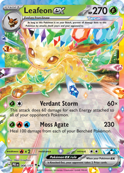 Leafeon ex - 006/131 — SV: Prismatic Evolutions