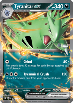Tyranitar ex — SV: Prismatic Evolutions