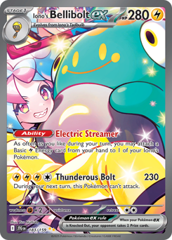 Iono's Bellibolt ex - 183/159 card art