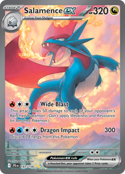 Salamence ex - 187/159 — SV09: Journey Together