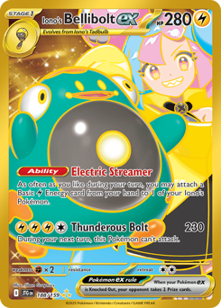 Iono's Bellibolt ex - 188/159 card art