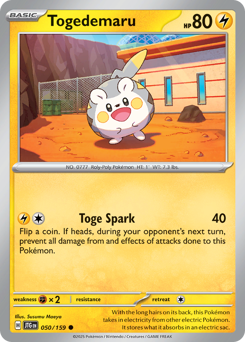 Togedemaru — SV09: Journey Together