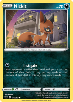 Nickit — SWSH01: Sword & Shield Base Set