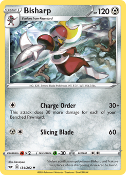 Bisharp — SWSH01: Sword & Shield Base Set