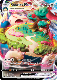 Snorlax VMAX card art