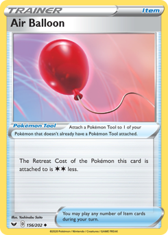 Air Balloon — SWSH01: Sword & Shield Base Set