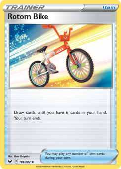 Rotom Bike — SWSH01: Sword & Shield Base Set