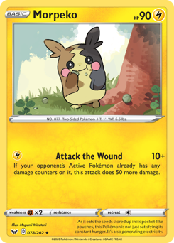 Morpeko — SWSH01: Sword & Shield Base Set