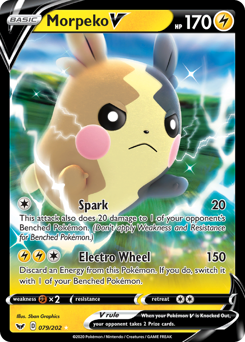 Morpeko V — SWSH01: Sword & Shield Base Set