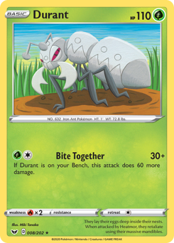 Durant — SWSH01: Sword & Shield Base Set