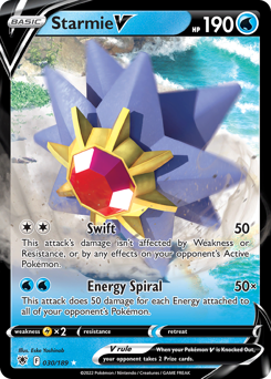 Starmie V — SWSH10: Astral Radiance