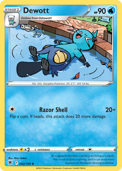 Dewott — SWSH10: Astral Radiance