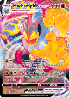 Machamp VMAX card art