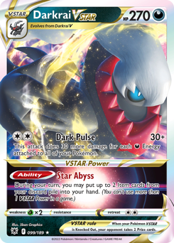 Darkrai VSTAR — SWSH10: Astral Radiance
