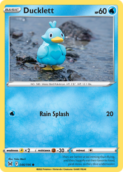 Ducklett — SWSH11: Lost Origin