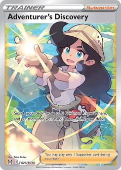 Adventurer's Discovery — SWSH11: Lost Origin Trainer Gallery