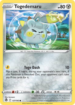 Togedemaru — SWSH12: Silver Tempest