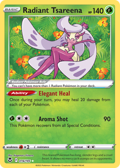 Radiant Tsareena — SWSH12: Silver Tempest