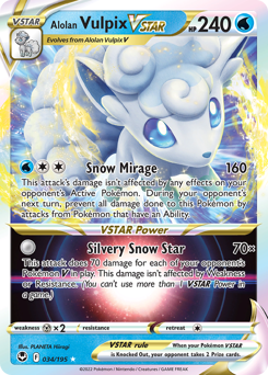 Alolan Vulpix VSTAR — SWSH12: Silver Tempest