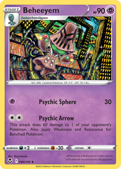 Beheeyem — SWSH12: Silver Tempest