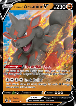 Hisuian Arcanine V — SWSH12: Silver Tempest
