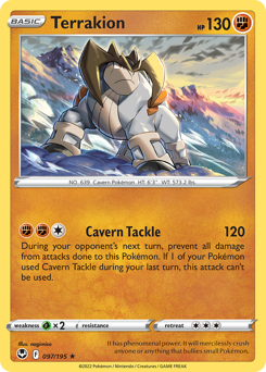 Terrakion — SWSH12: Silver Tempest
