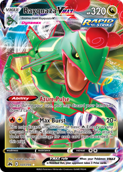 Rayquaza VMAX (101) card art