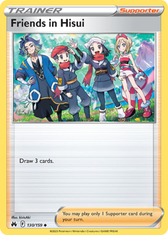 Friends in Hisui — SWSH: Crown Zenith