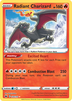 Radiant Charizard — Crown Zenith