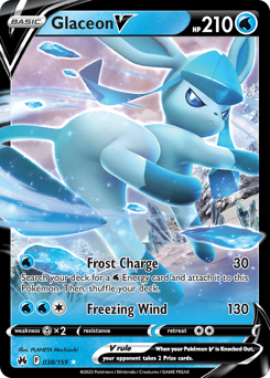 Glaceon V — SWSH: Crown Zenith