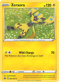 Zeraora — SWSH: Crown Zenith