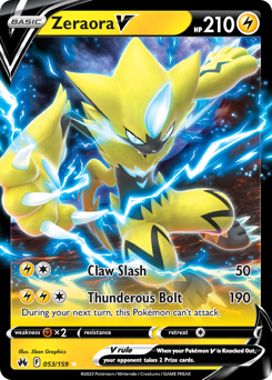 Zeraora V — Crown Zenith