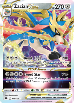 Zacian VSTAR — SWSH: Crown Zenith
