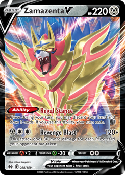 Zamazenta V — SWSH: Crown Zenith