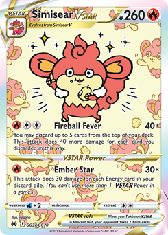 Simisear VSTAR card art
