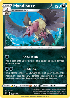 Mandibuzz — SWSH02: Rebel Clash