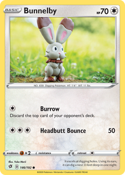 Bunnelby — SWSH02: Rebel Clash