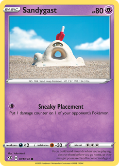 Sandygast — SWSH02: Rebel Clash