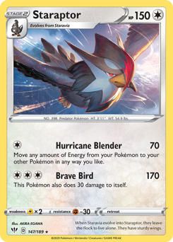 Staraptor — SWSH03: Darkness Ablaze